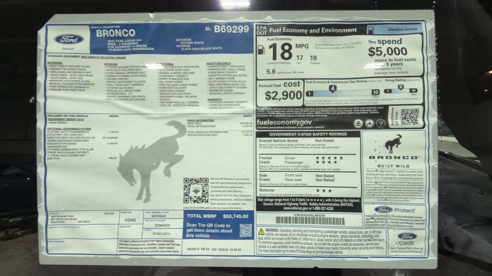 2025 Ford Bronco Base