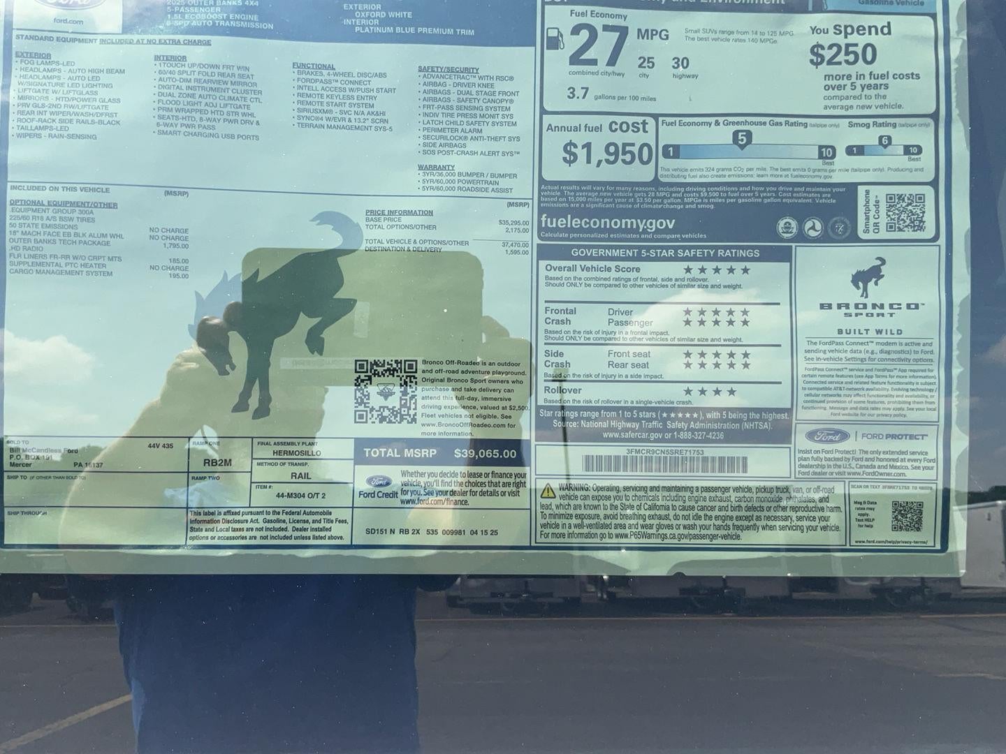 2025 Ford Bronco Sport Outer Banks