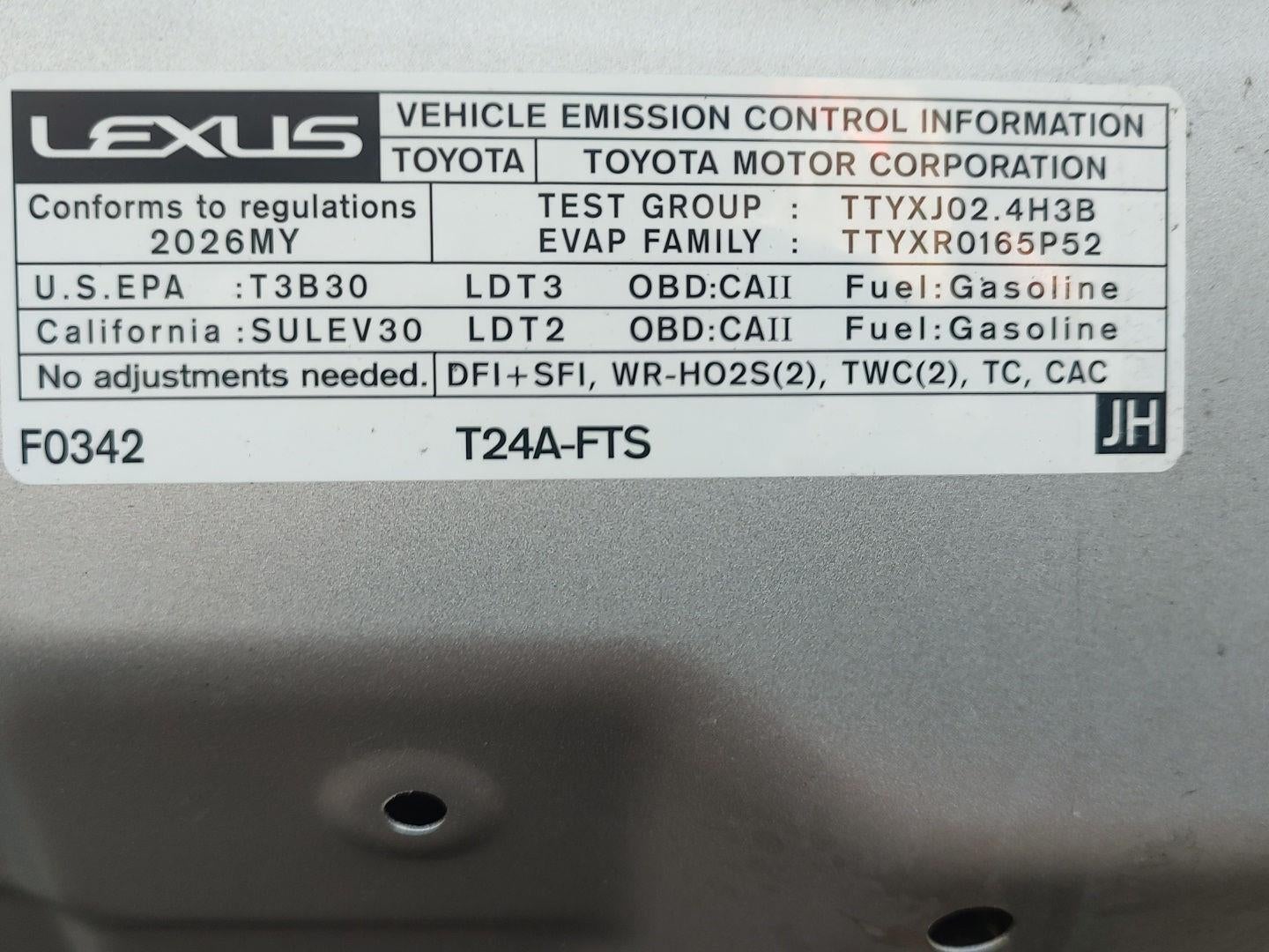 2026 Lexus TX TX 350 Premium